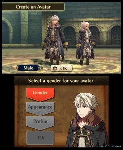 The Character Creator in Fire Emblem
